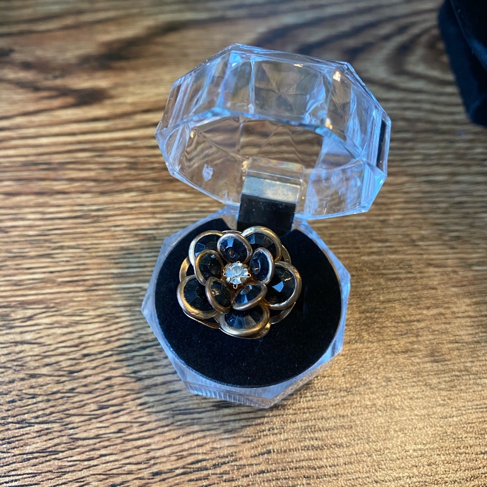 Charlotte Russe black and gold ring MUST BUNDLE